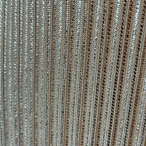 Aidan Mattox Knit Foiled Jumpsuit - Picture 8 of 13